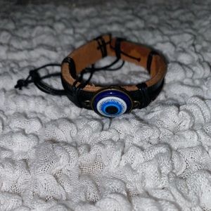 Seeing Eye Leather Bracelet